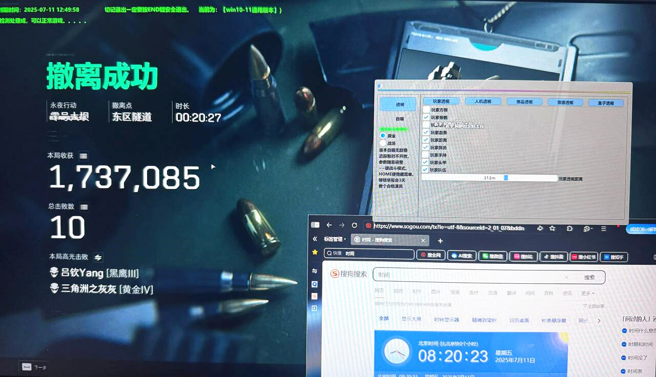 三角洲辅助,三角洲行动白虎辅助效果图