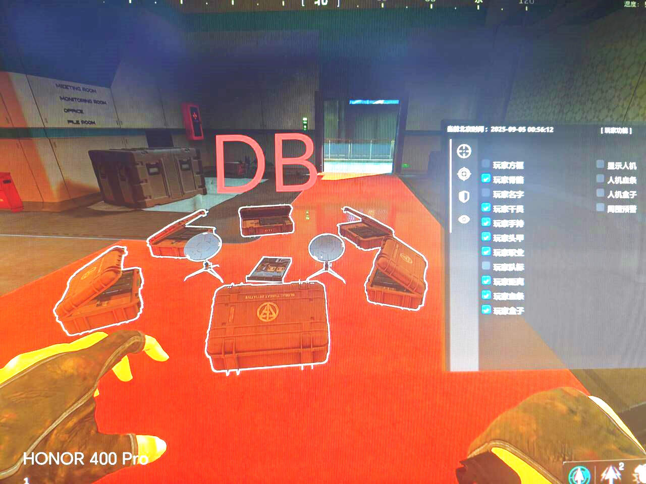 三角洲DB透视自瞄辅助效果图